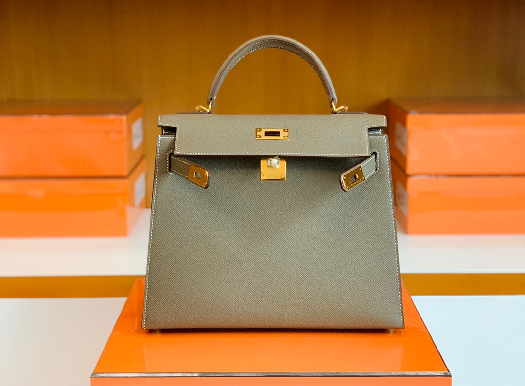 Dubai shop Qatar Doha HM KL 28cm Epsom 18 Etoupe 大象灰
