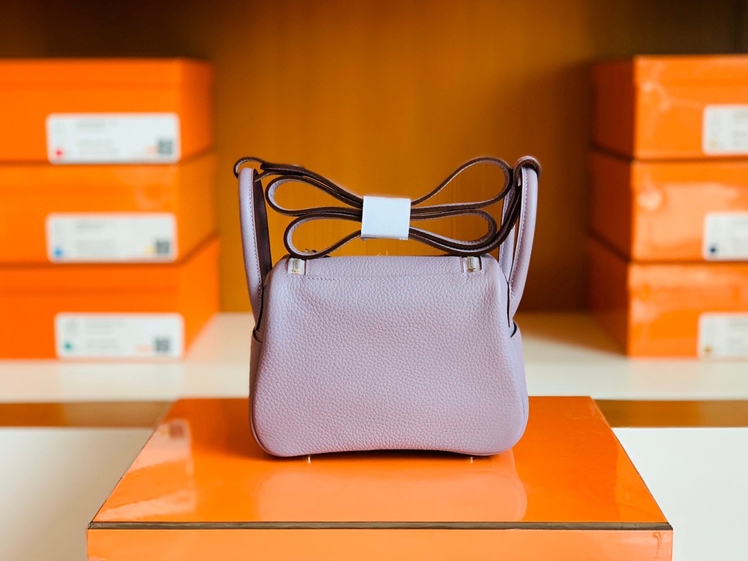 HM Handbag LD mini 4W Glycine 紫藤粉 全手工蜜蜡线缝