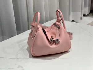 Saudi Arabia Riyadh HM LD mini Swift calfskin 3Q Rose Sakura 蜥蜴扣