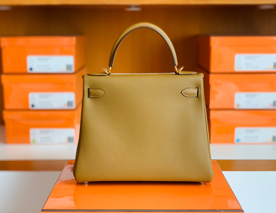 California USA HM KL 28cm Handbag Togo U8 Bronze 金铜色