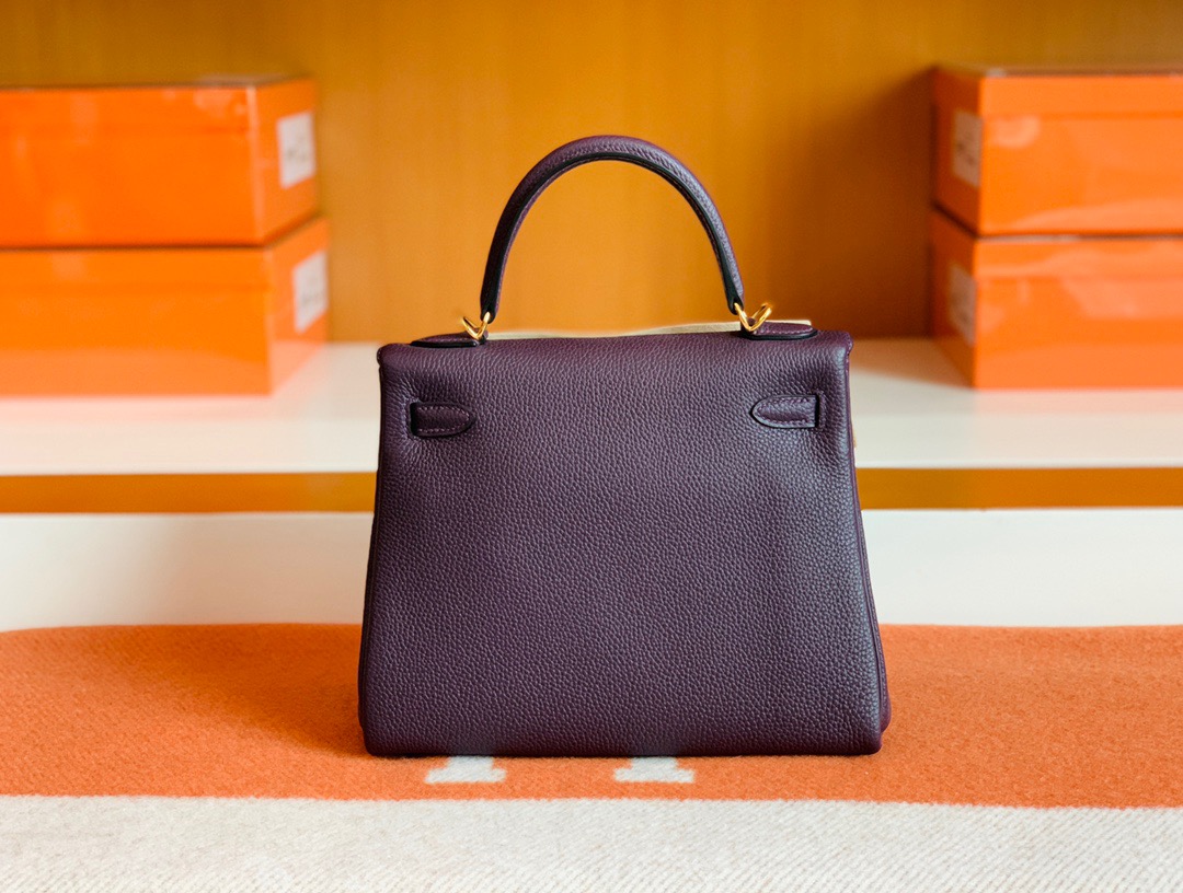 爱马仕Togo小牛皮 HM kl 25cm Togo leather 59 raisin 葡萄紫