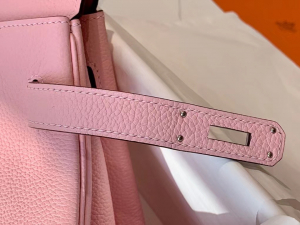 VIP一级品 BK 30cm togo 皮 3Q粉 rose sakura /金扣 手工缝制 臻品鉴赏