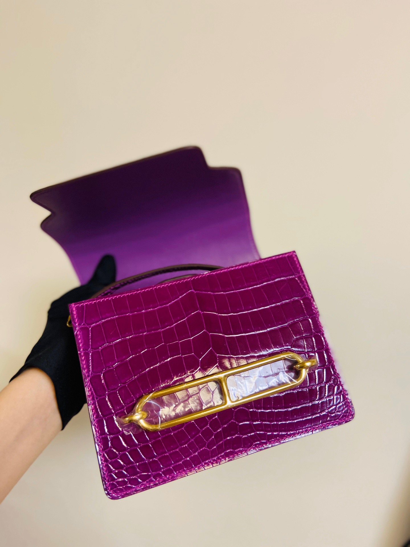 United Arab Emirates HM RL mini  Crocodile leather
