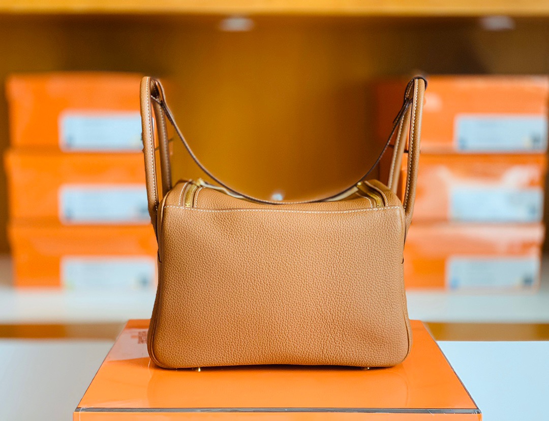 HM LD 30 taurillon Clemence bag CK37 金棕色GOLD 银扣