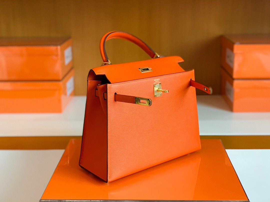 USA KL 25cm 93橙色 Orange Epsom皮 金扣