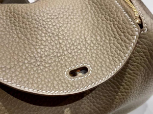 VIP一级品： Mini ld etoupe  togo皮  ck18 大象灰/金扣 现货 手工缝制 臻品鉴赏