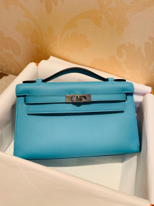Minikl 1代 22Cm swift皮 p3 Bleu Du Nord 北方蓝