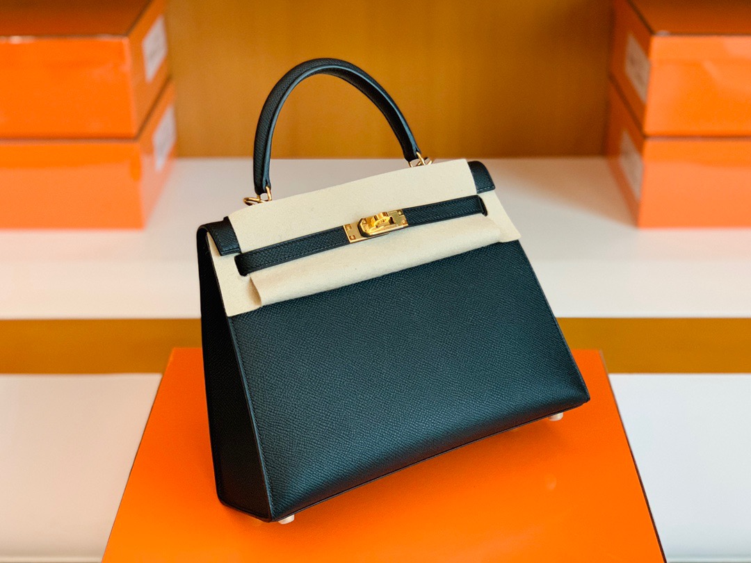 Dubai Shop HM KL 25cm Epsom 89 Noir Black Color GHW