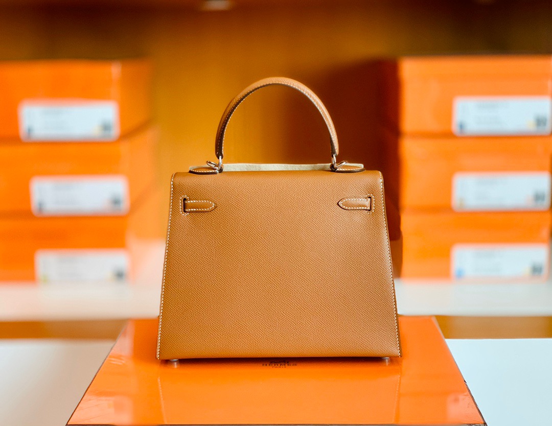 Hong Kong HM KL 25cm epsom 37 Gold 金棕色 金扣