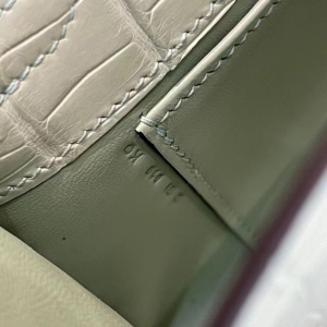 Cambridge UK Britain HM KL Pochette 6U Vert Dfau PHW美洲鳄鱼