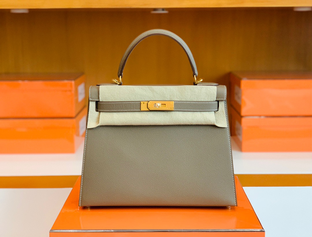 Dubai shop Qatar Doha HM KL 28cm Epsom 18 Etoupe 大象灰