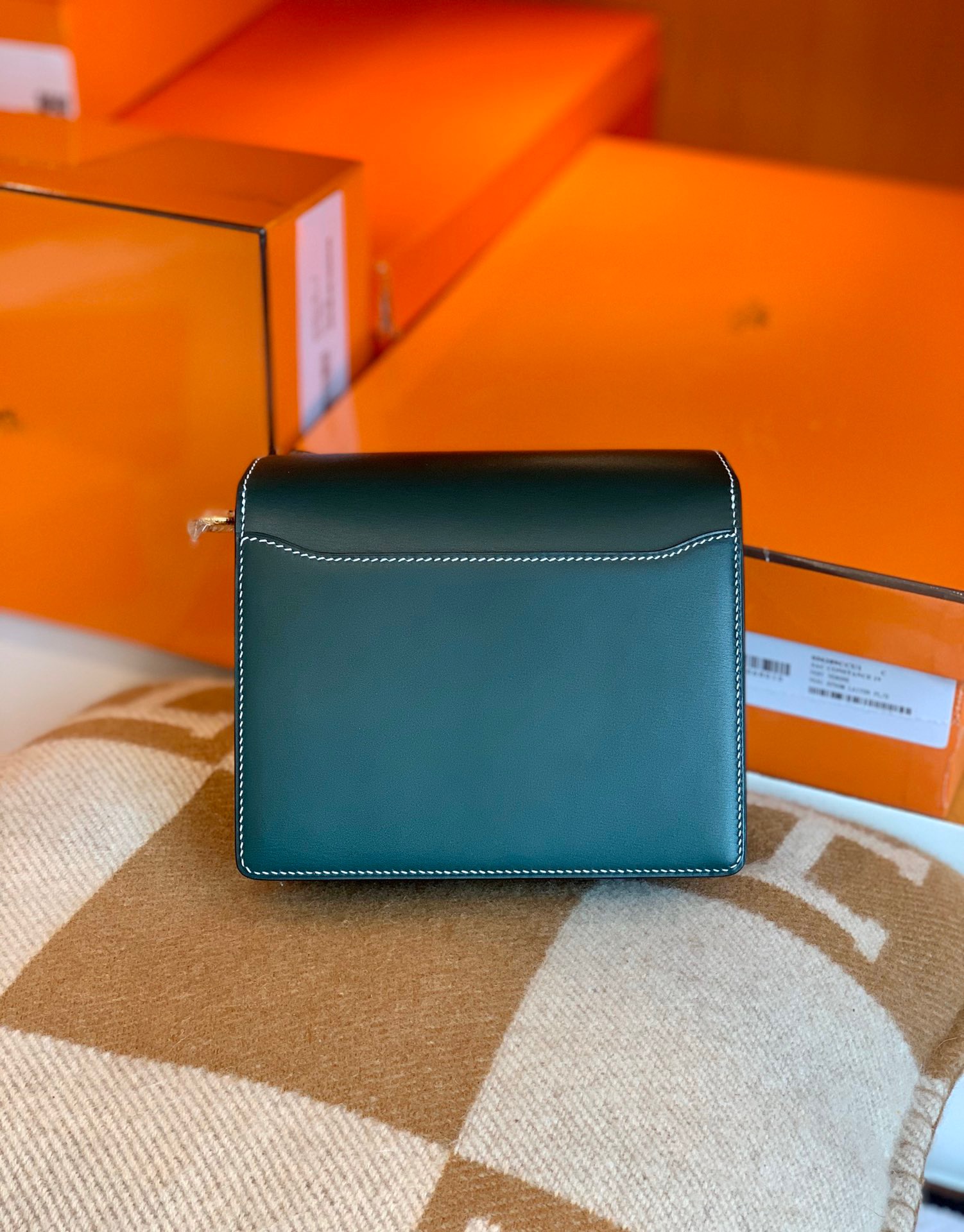 mini rl 19cm 2Q英国绿 vert anclais 💚Box皮 金扣 现货