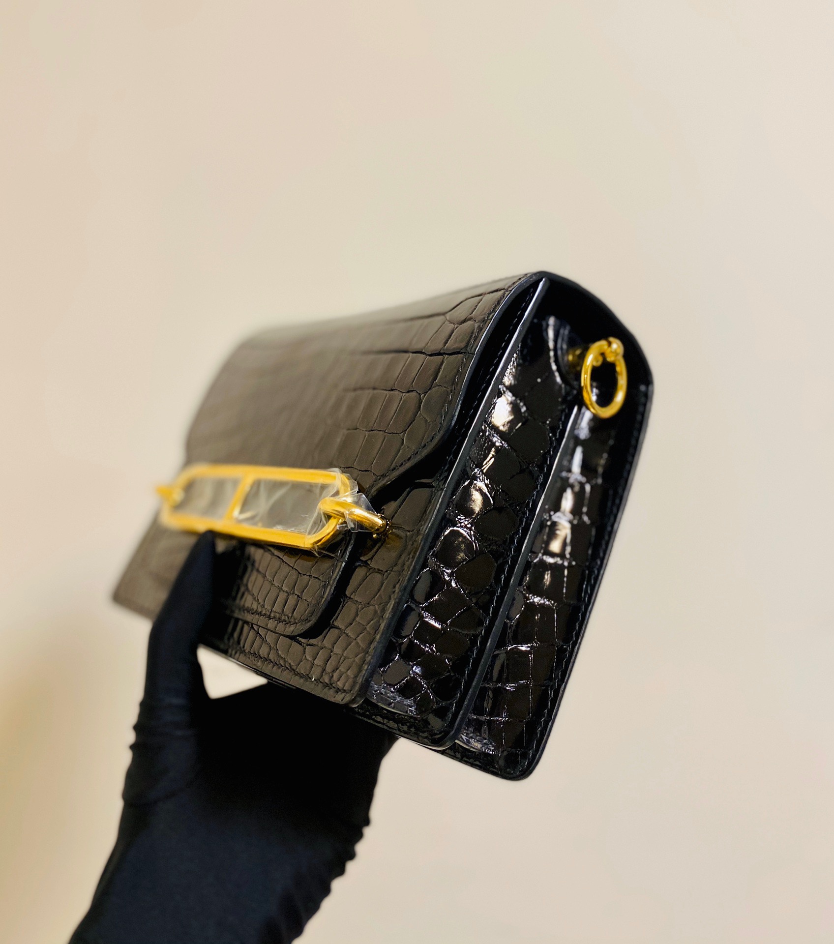 Saudi Arabia HM RL mini Crocodile leather