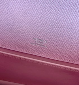 HM kl pochette 现货 Minikl 一代 22cm晚宴包 X9 锦葵紫 Epsom皮 银扣❤
