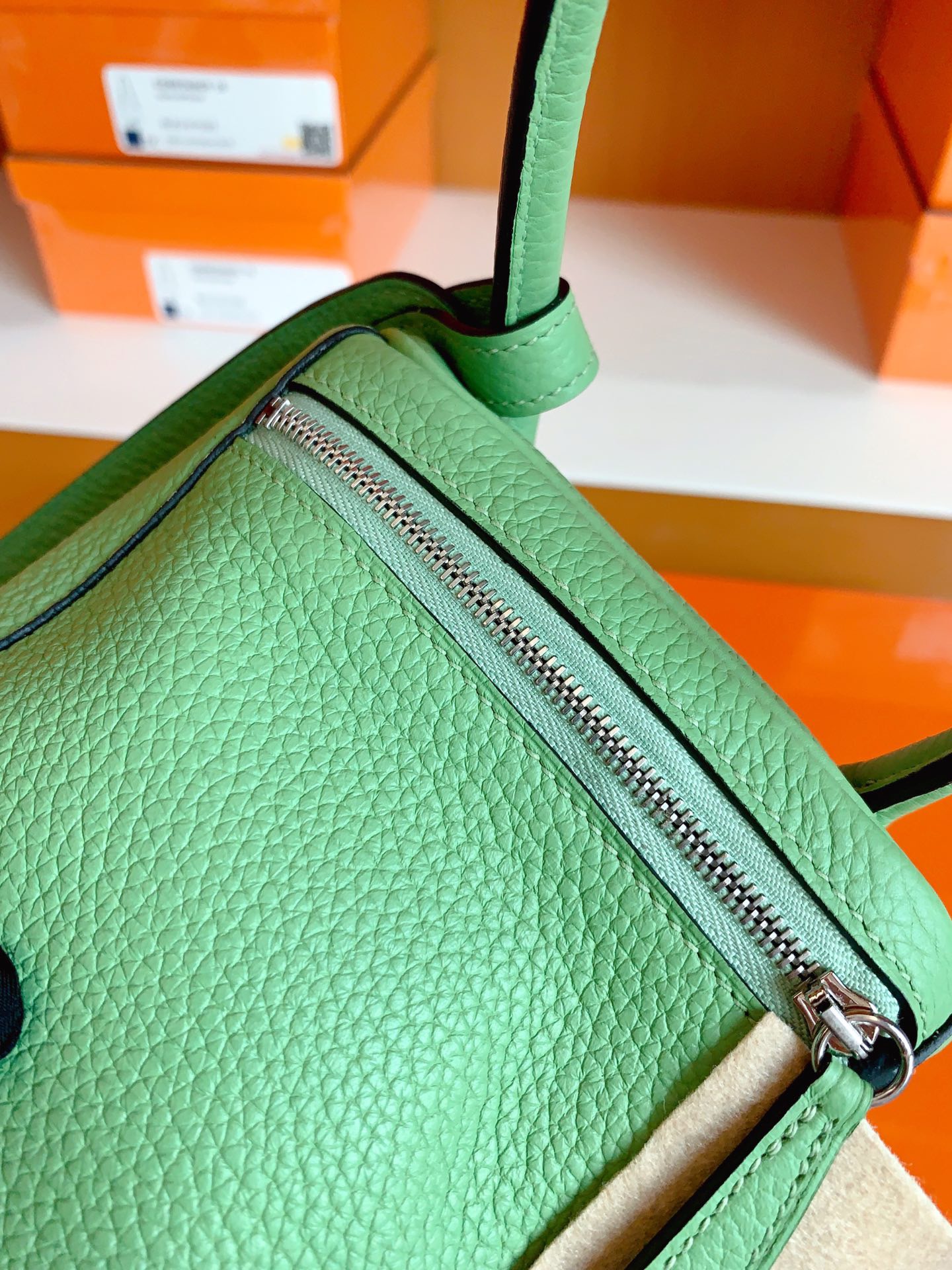 Dubai HM ld togo 26cm 3I牛油果绿 Vert Criquet 蟋蟀绿