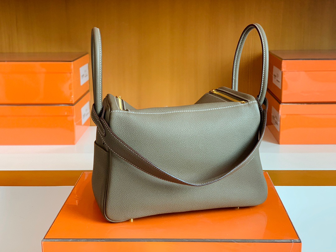 爱马仕ld包专柜价格 HM LD 26cm CK18大象灰 Etoupe