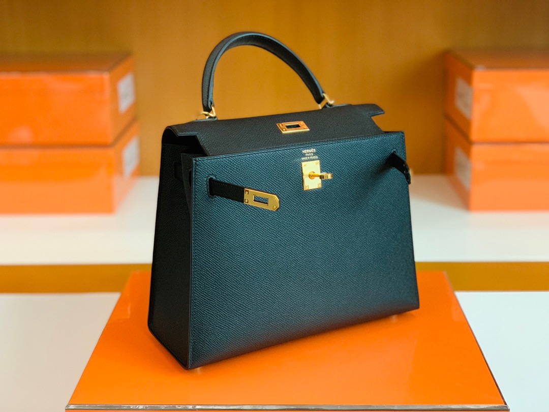 Dubai Shop HM KL 25cm Epsom 89 Noir Black Color GHW