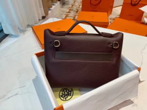 Kuwait 2022 hm mini24-24 evercolor拼swift皮 57 Bordeauc波尔多酒红/金扣-HaiLaBags Kuwait 2022 hm mini24-24 evercolor拼swift皮 57 Bordeauc波尔多酒红/金扣