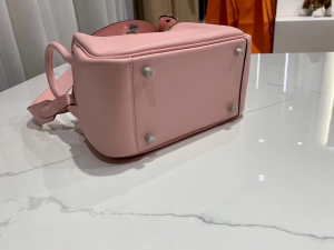 Saudi Arabia Riyadh HM LD mini Swift calfskin 3Q Rose Sakura 蜥蜴扣