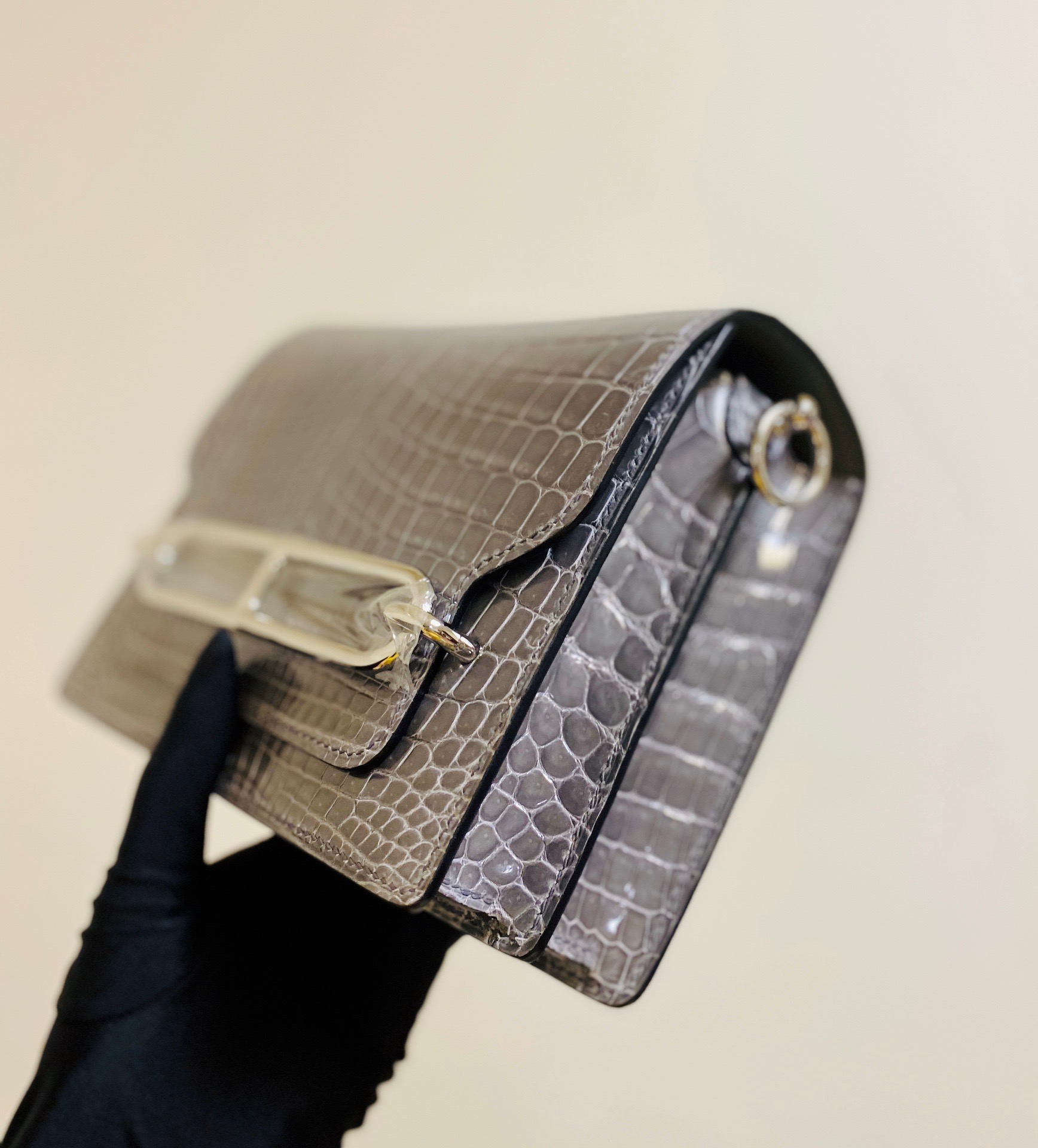 Saudi Arabia HM RL mini Crocodile leather
