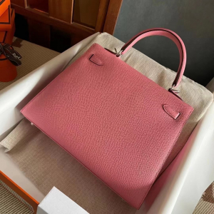爱马仕包包价格 HM KL Bag 25 Epsom皮1Q奶昔粉Rose Confetti