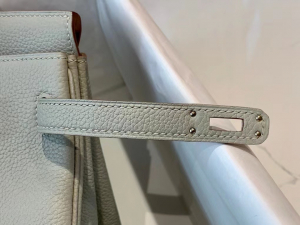 VIP一级品 BK25cm togo 皮 80 Gray Perle珍珠灰/金扣 手工缝制 臻品鉴赏