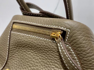 VIP一级品： Mini ld etoupe  togo皮  ck18 大象灰/金扣 现货 手工缝制 臻品鉴赏