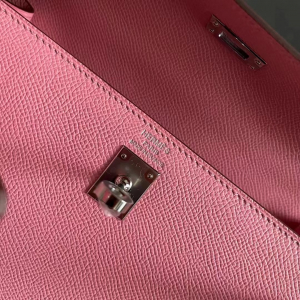 爱马仕包包价格 HM KL Bag 25 Epsom皮1Q奶昔粉Rose Confetti