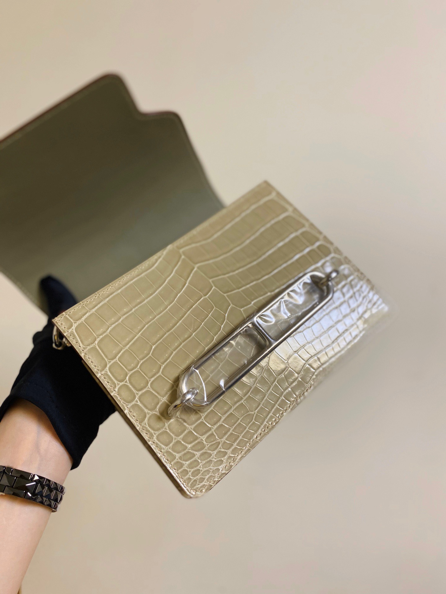 Saudi Arabia HM RL mini Crocodile leather