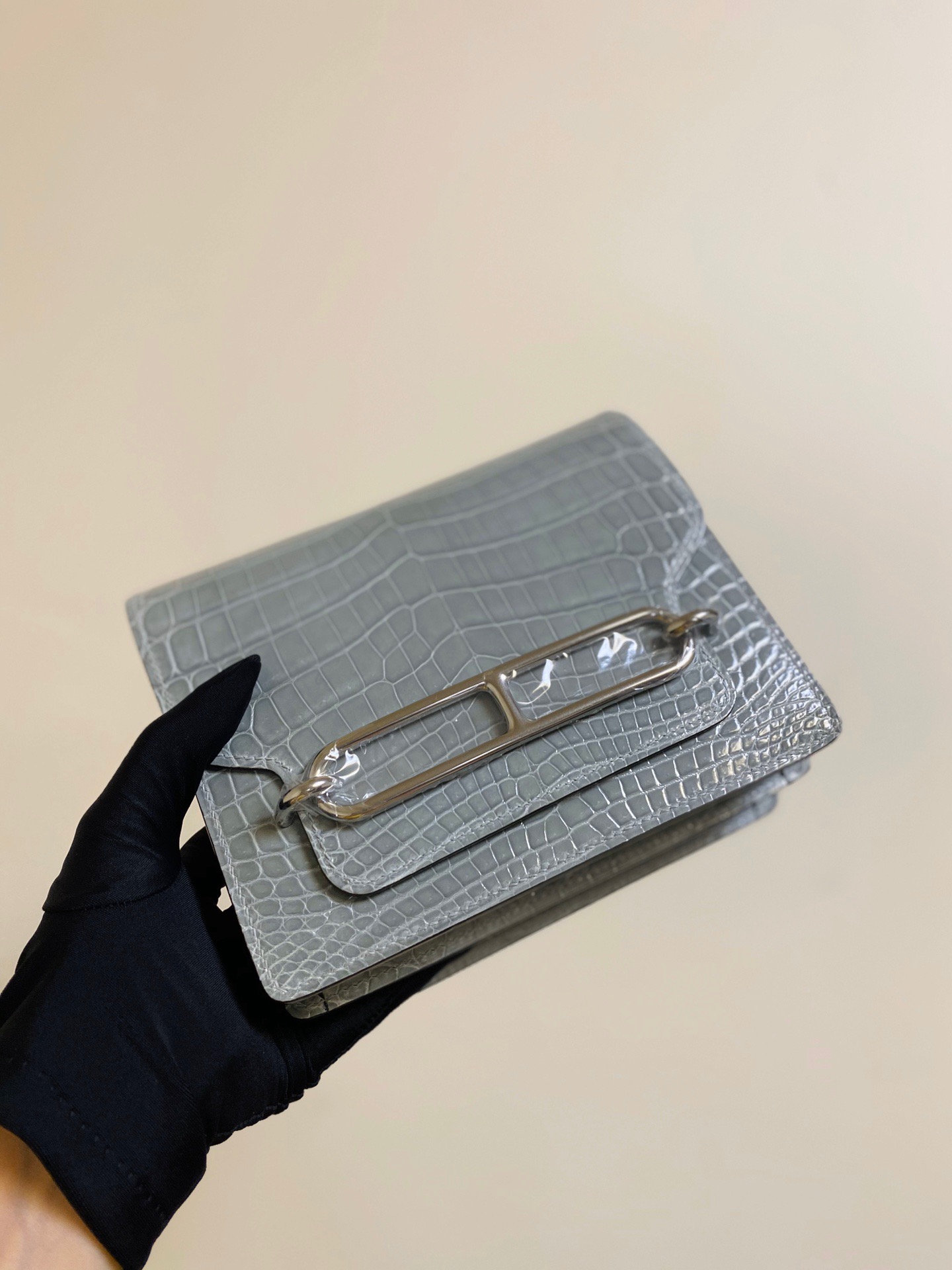 Saudi Arabia HM RL mini Crocodile leather-HaiLaBags Saudi Arabia HM RL mini Crocodile leather