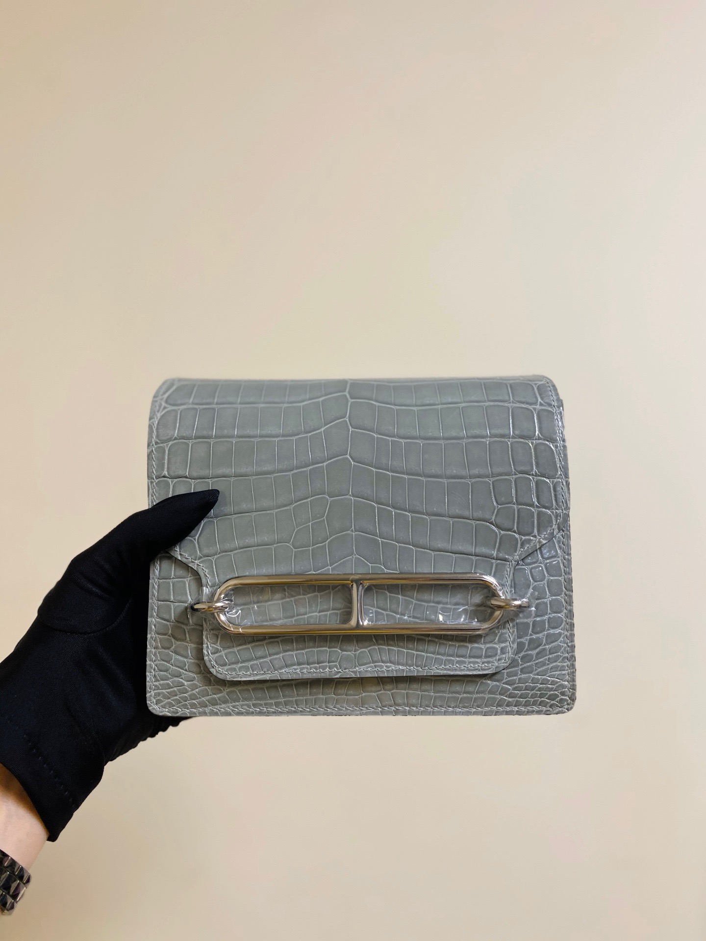 Saudi Arabia HM RL mini Crocodile leather