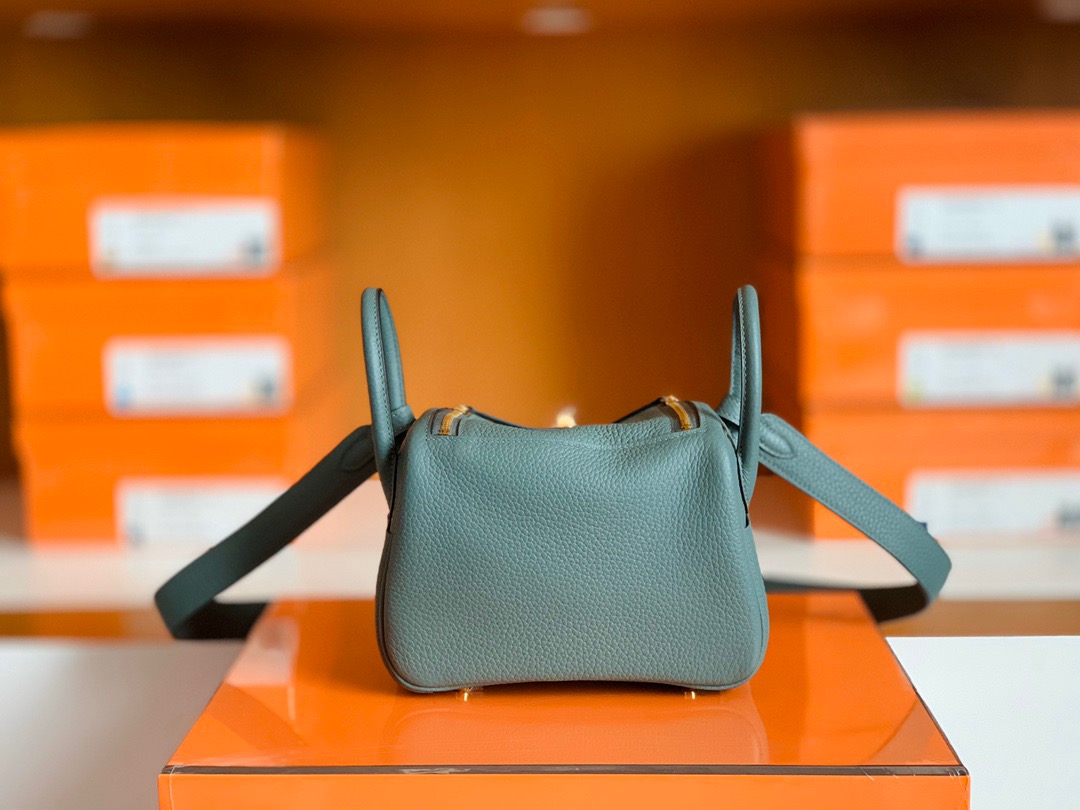 Canada HM Mini LD Handbag 19cm Clemence cc63 vert amande 杏綠色