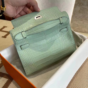 Cambridge UK Britain HM KL Pochette 6U Vert Dfau PHW美洲鳄鱼