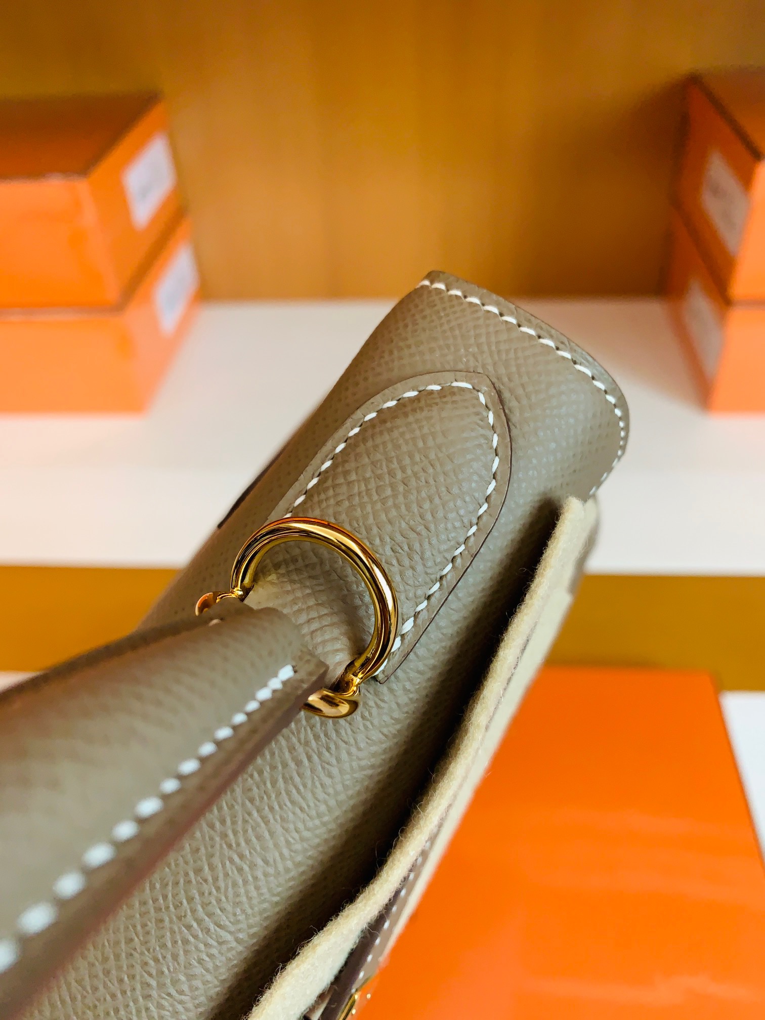 Dubai shop Qatar Doha HM KL 28cm Epsom 18 Etoupe 大象灰