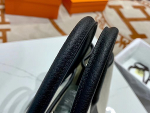 VIP一级品 Garden party 36cm 黑色拼帆布  代购级别品质