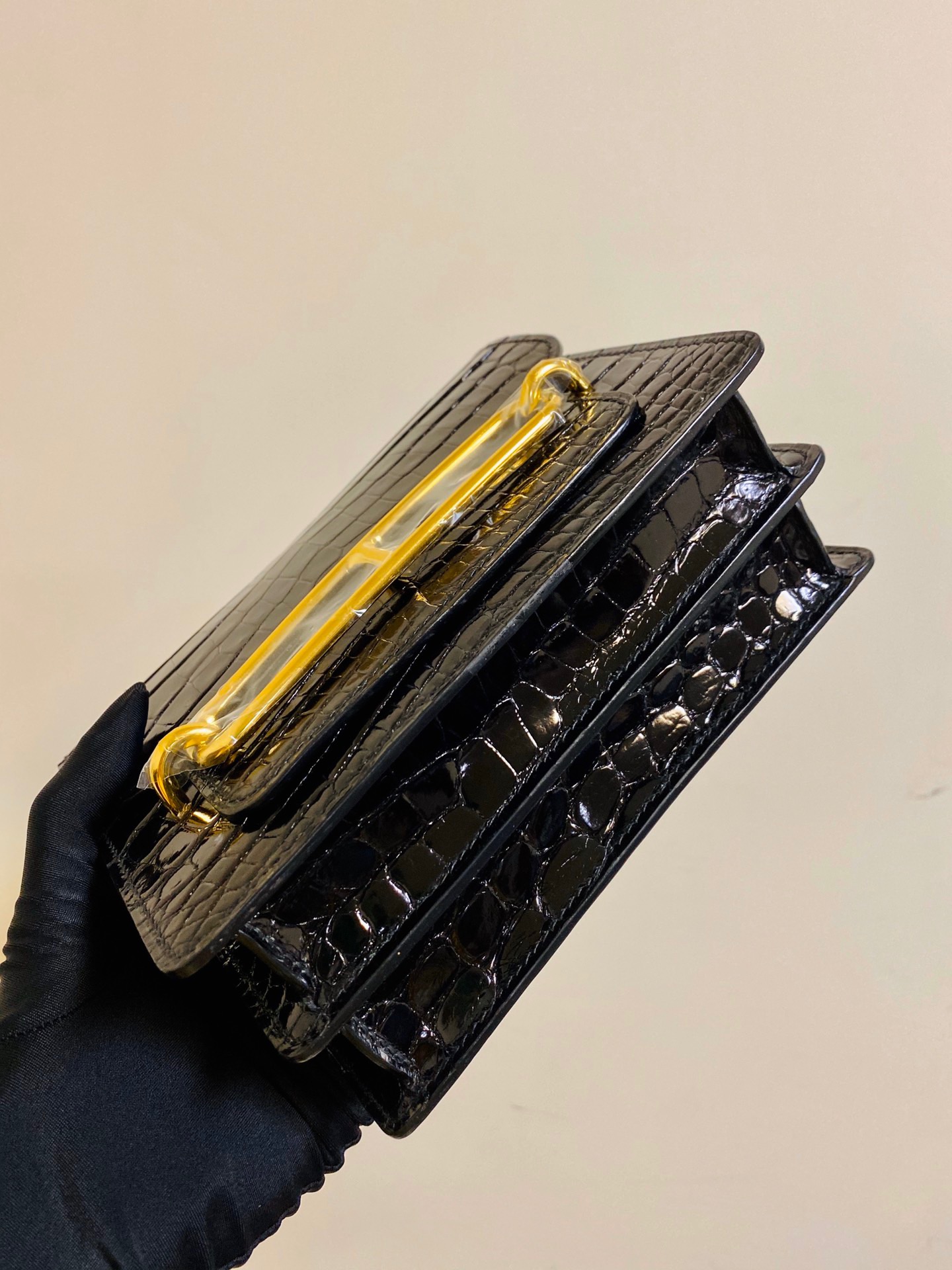 Saudi Arabia HM RL mini Crocodile leather