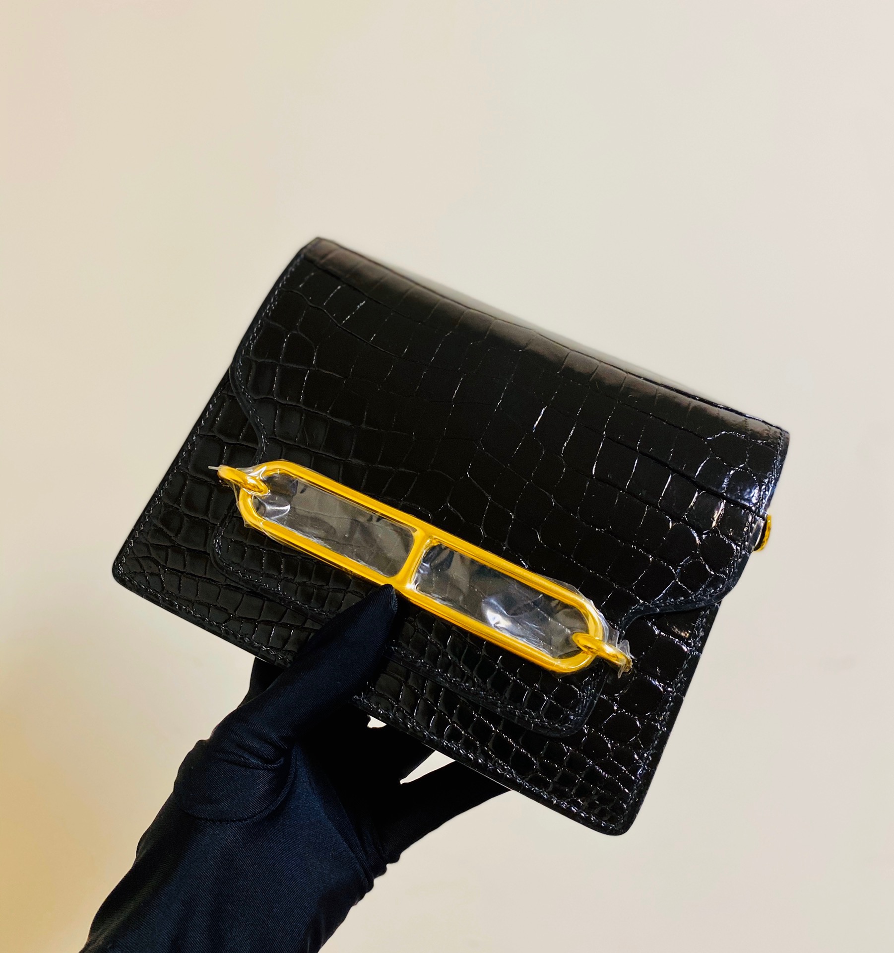 Saudi Arabia HM RL mini Crocodile leather