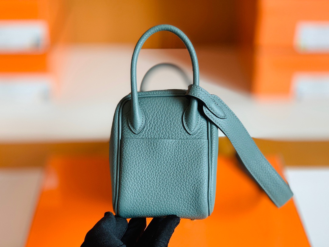 Canada HM Mini LD Handbag 19cm Clemence cc63 vert amande 杏綠色