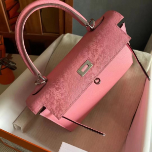 爱马仕包包价格 HM KL Bag 25 Epsom皮1Q奶昔粉Rose Confetti