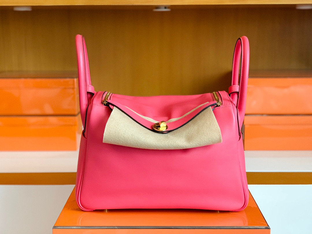愛馬仕ld 30 HM LD 30cm 8w新唇膏粉 Rose Azalee Swift