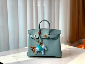 Expo Dubai 2020 HM VIP一级品 BK25cm togo 皮 7G bleu ciel 天青色/金扣