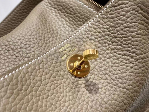 VIP一级品： Mini ld etoupe  togo皮  ck18 大象灰/金扣 现货 手工缝制 臻品鉴赏
