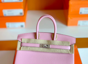 Hong Kong Bags Vip 仙女包BK25cm X9锦葵紫 MauvsSyleestre 新粉色 Epsom皮 金扣GHW！