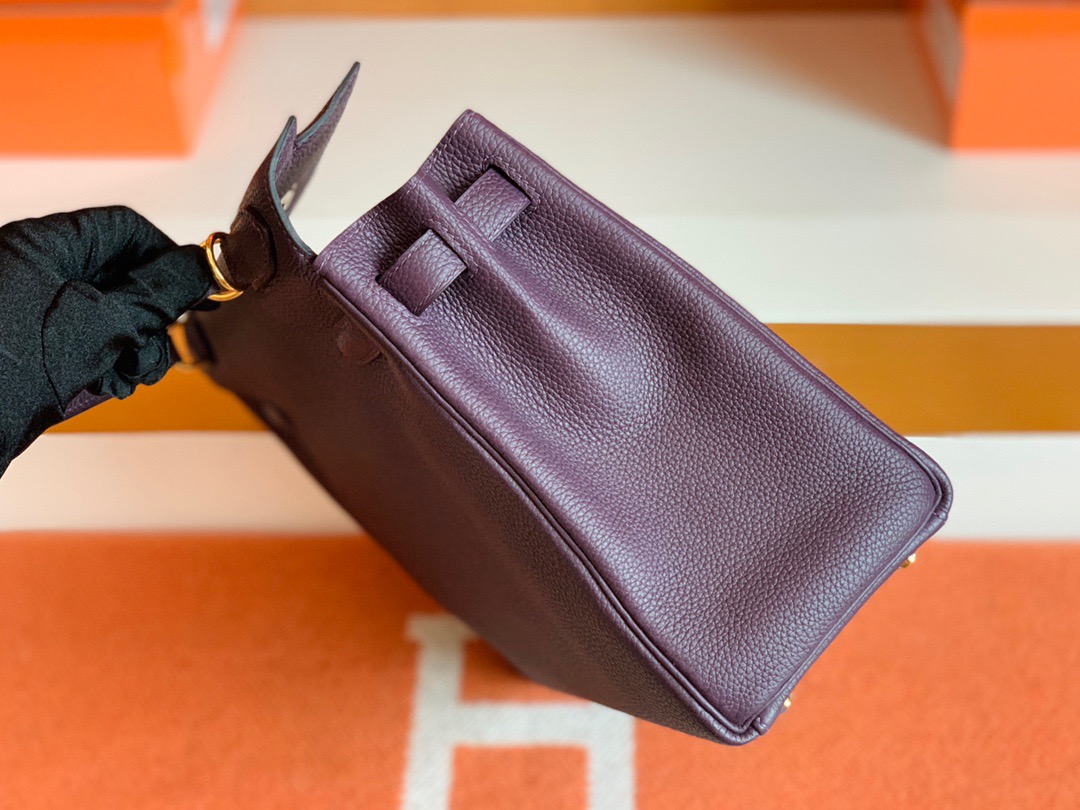 爱马仕Togo小牛皮 HM kl 28cm Togo leather 59 raisin 葡萄紫