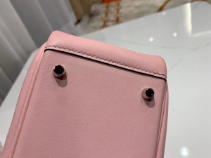 Saudi Arabia Riyadh HM LD mini Swift calfskin 3Q Rose Sakura 蜥蜴扣