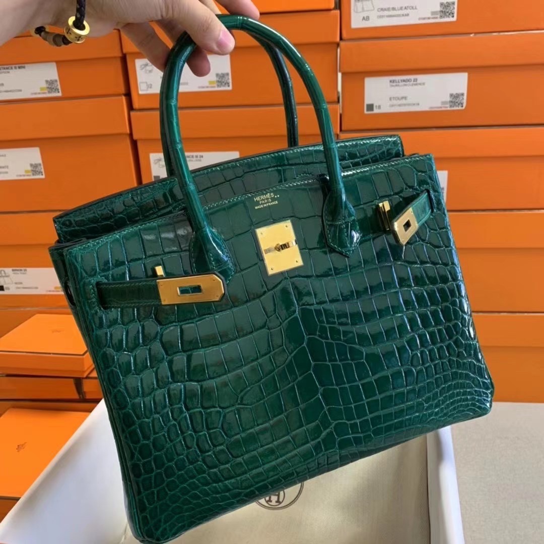 BK 30 Nile crocodile emerald green
