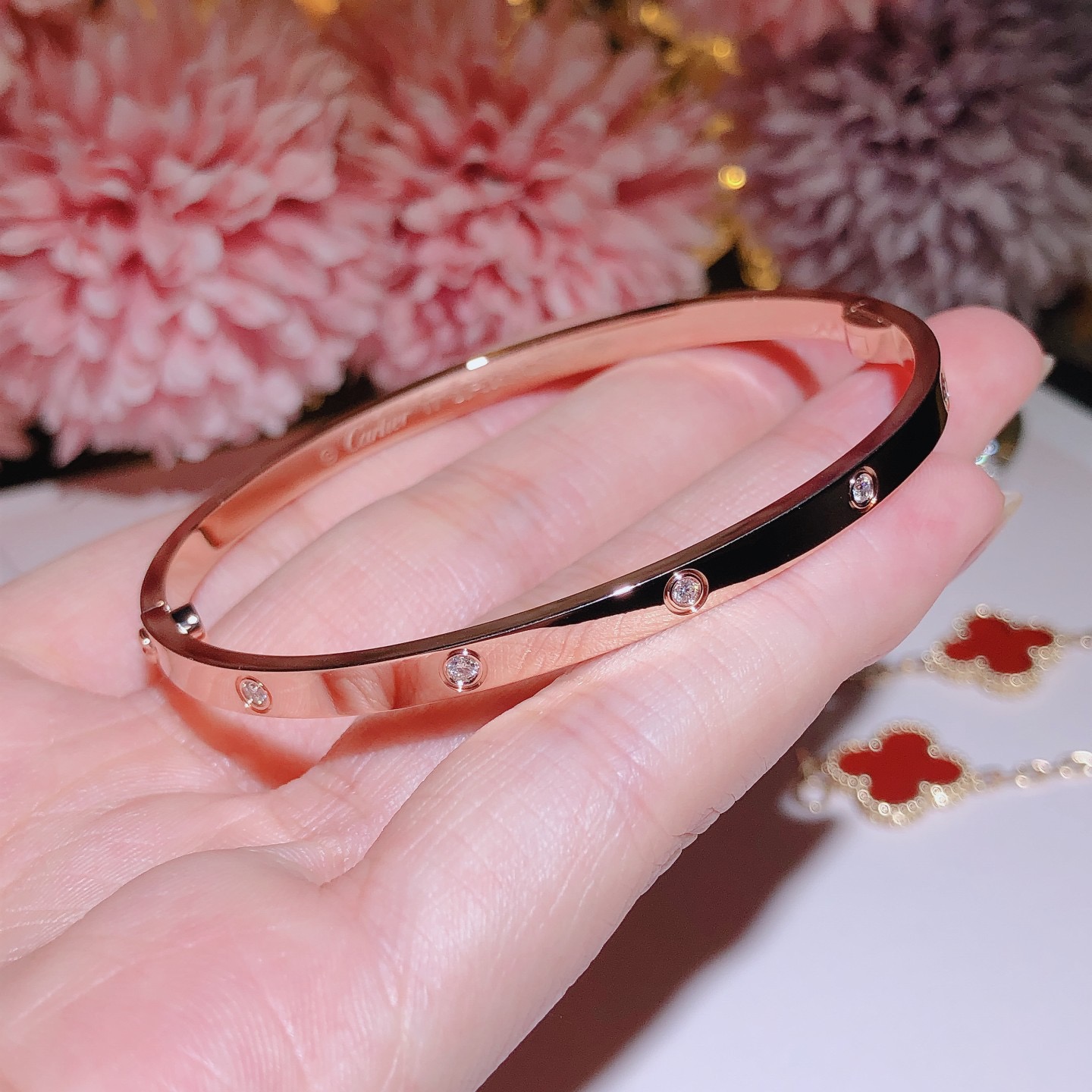 LOVE BRACELET SMALL MODEL 10 DIAMONDS