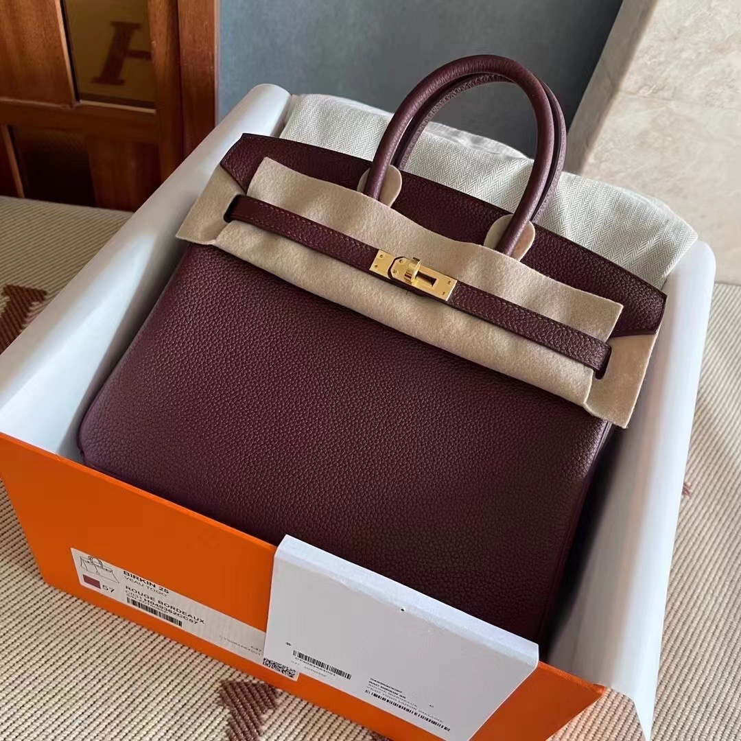 Boston USA HM BK 25cm Togo CC57 波尔多酒红 Bordeaux