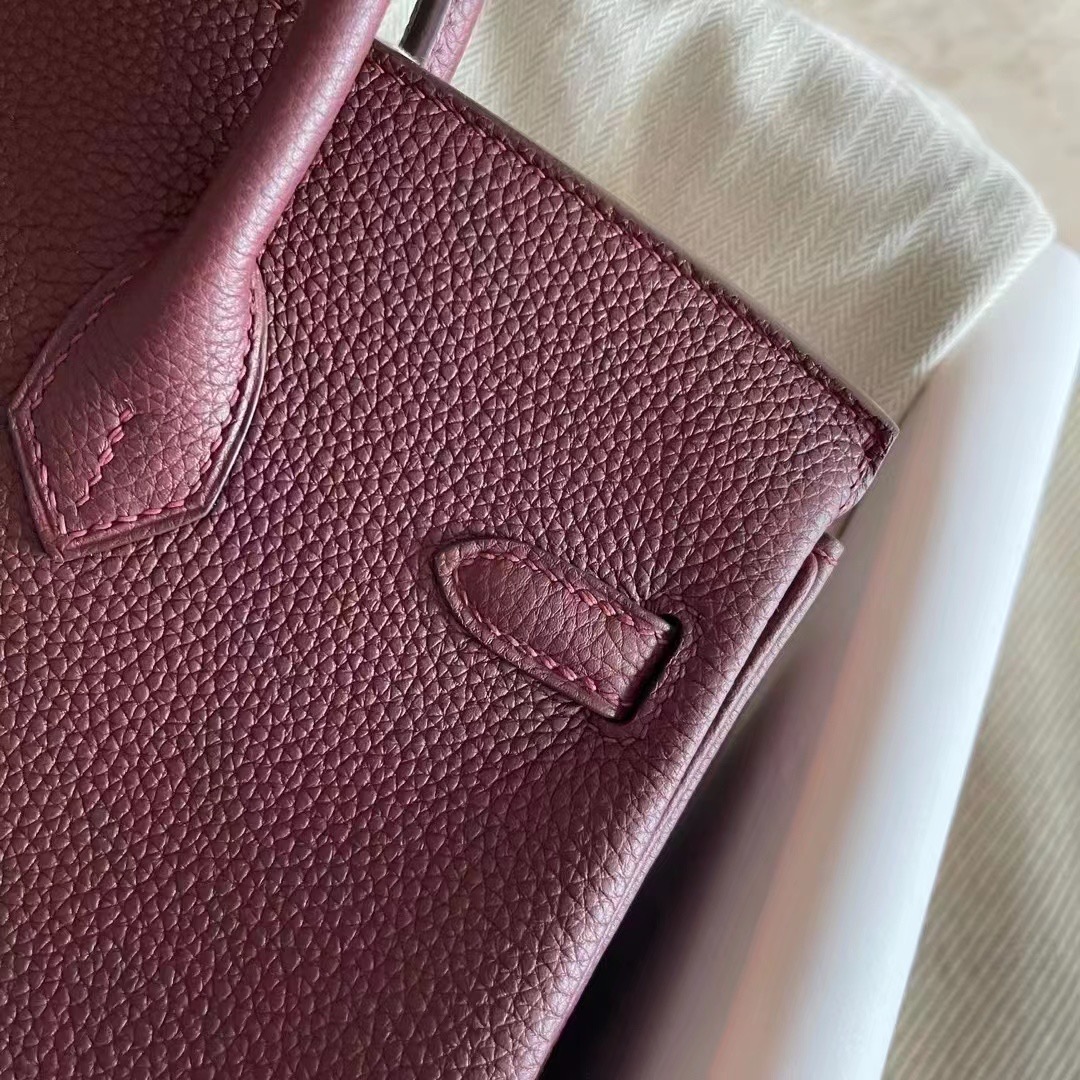 Boston USA HM BK 25cm Togo CC57 波尔多酒红 Bordeaux