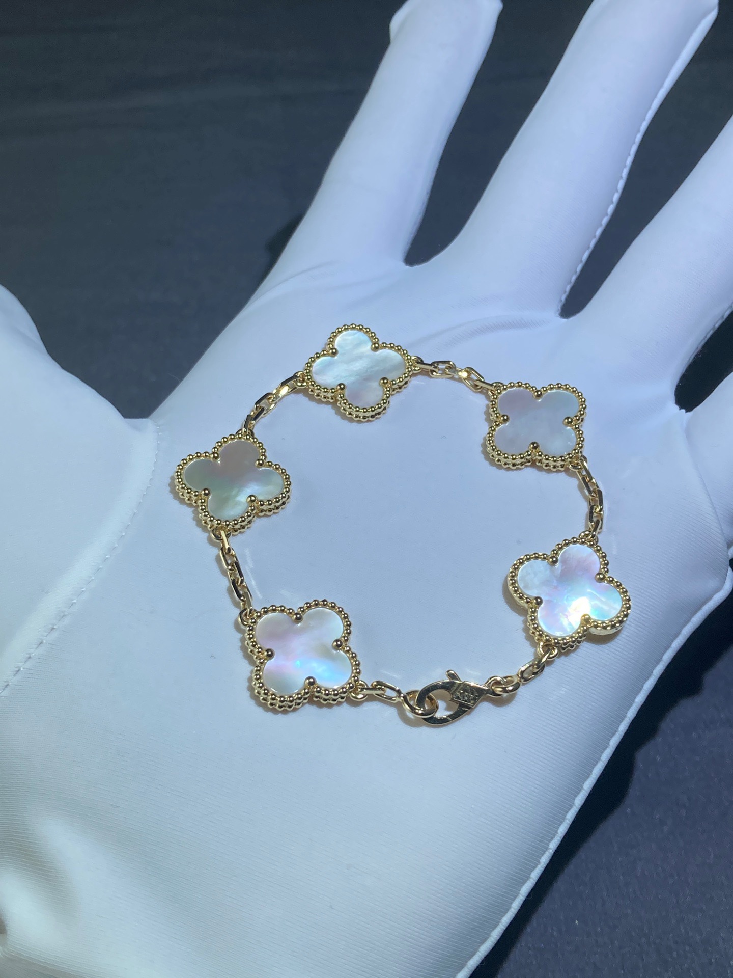 Korean Shopping VCA Vintage Alhambra bracelet 5 motifs